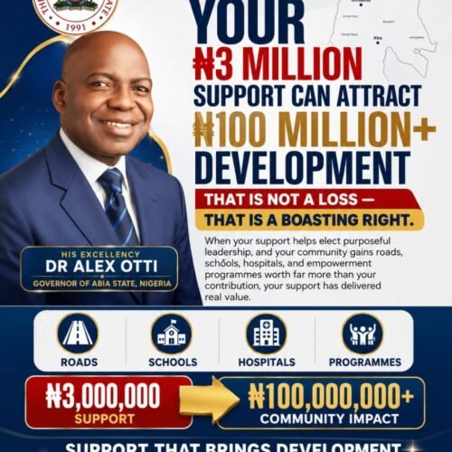 The Career Politicians Dilemma: When Support For Otti Becomes Development Capital- By Prof Chukwuemeka Ifegwu Eke