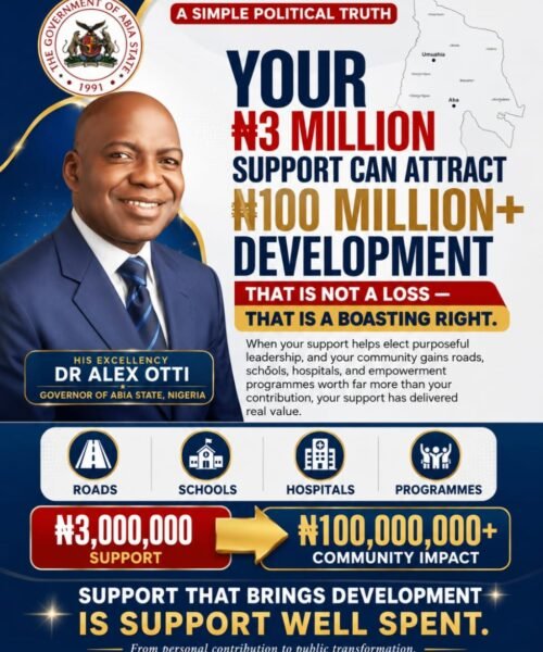 The Career Politicians Dilemma: When Support For Otti Becomes Development Capital- By Prof Chukwuemeka Ifegwu Eke