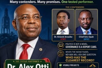 Abia 2027: One Week, One Trouble- But Otti Remains The Man To Beat – By Prof Chukwuemeka Ifegwu Eke