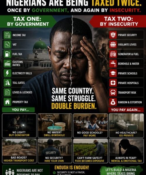 Nigeria Is Not Broke – Nigerians Are Being Taxed Twice: Once By Government, And Again By Insecurity- By Prof Chukwuemeka Ifegwu Eke