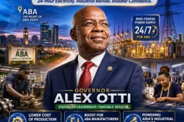 Aba Has Been Ring-Fenced From Darkness: Otti’s Quit Industrial Revolution Has Started – By Prof Chukwuemeka Ifegwu Eke