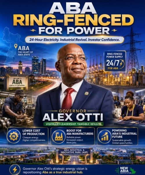 Aba Has Been Ring-Fenced From Darkness: Otti’s Quit Industrial Revolution Has Started – By Prof Chukwuemeka Ifegwu Eke