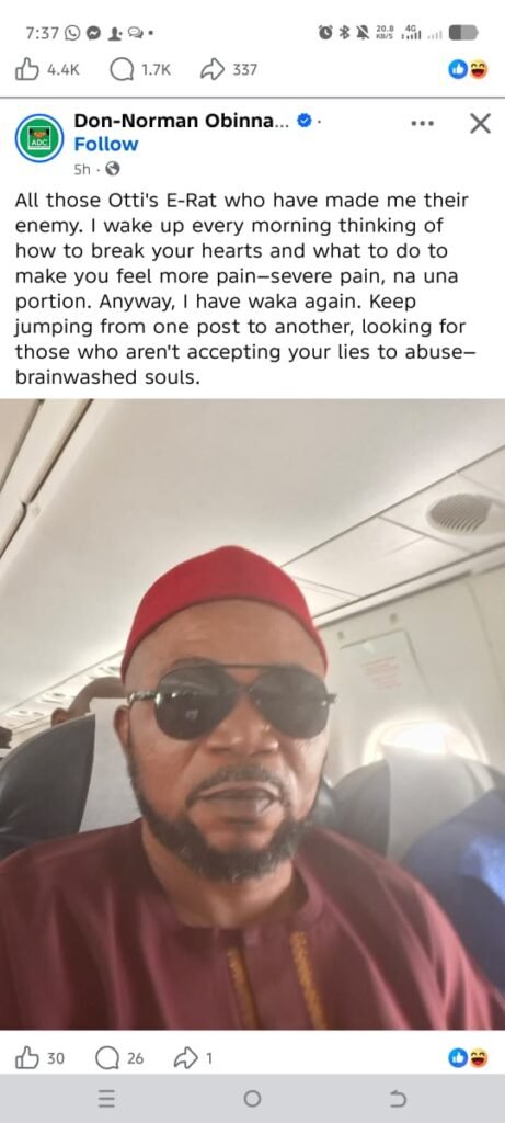 Don Norman: Let Opposition Remain Honorable And Arguments Face Facts - By Prof Chukwuemeka Ifegwu Eke 2 IMG 20260612 WA0063