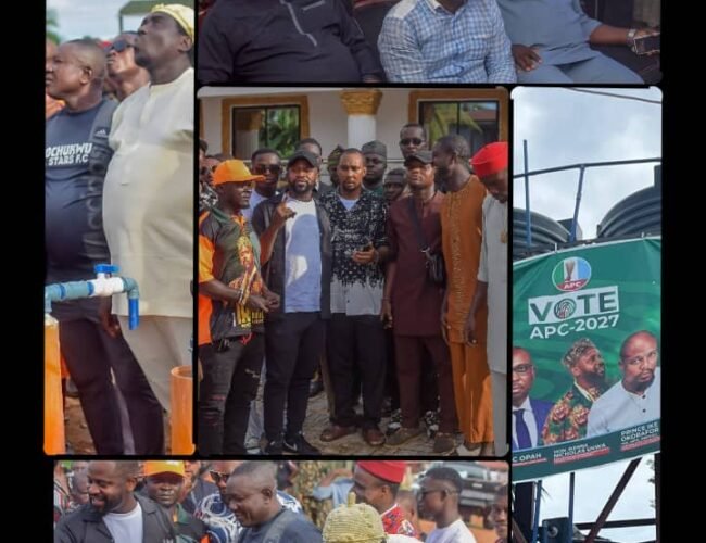 Ikenna Ukwa Commissions Borehole Built By APC Chairman In Arochukwu LGA