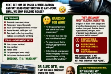 Anti – Otti Propaganda Has Now Entered Commercial Bus – By Pastor Prof.  Chukwuemeka Ifegwu Eke