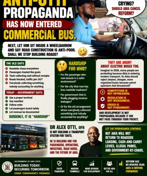 Anti – Otti Propaganda Has Now Entered Commercial Bus – By Pastor Prof.  Chukwuemeka Ifegwu Eke