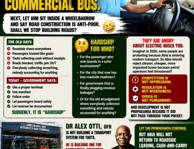 Anti – Otti Propaganda Has Now Entered Commercial Bus – By Pastor Prof.  Chukwuemeka Ifegwu Eke