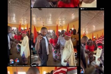 Ikenna Ukwa Received By Idima Abam Council Of Chiefs, Women And Youths