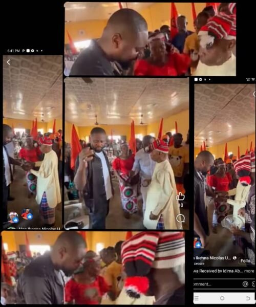 Ikenna Ukwa Received By Idima Abam Council Of Chiefs, Women And Youths