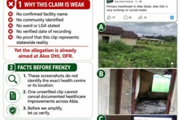Please, Where Exactly Is This “Abia Primary Healthcare Centre”? – By Pastor Prof. Chukwuemeka Ifegwu Eke