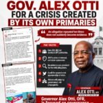 APC Must Stop Blaming Governor Alex Otti, OFR, For A Crisis Created By Its Own Primaries – By Pastor. Prof. Chukwuemeka Ifegwu Eke