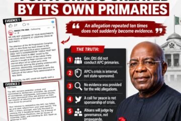 APC Must Stop Blaming Governor Alex Otti, OFR, For A Crisis Created By Its Own Primaries – By Pastor. Prof. Chukwuemeka Ifegwu Eke