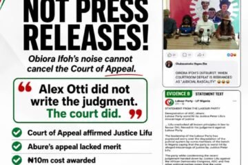 Obiora Ifoh’s Outburst: When Courtroom Defeat Is Rebranded As “Judicial Rascality” – By Pastor Prof. Chukwuemeka Ifegwu Eke