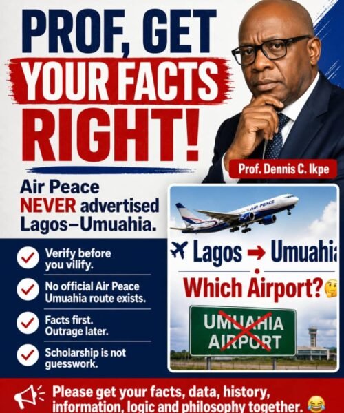 Dennis C. Ikpe, Please Get Your Facts Right Before Writing – Pastor Prof. Chukwuemeka Ifegwu Eke