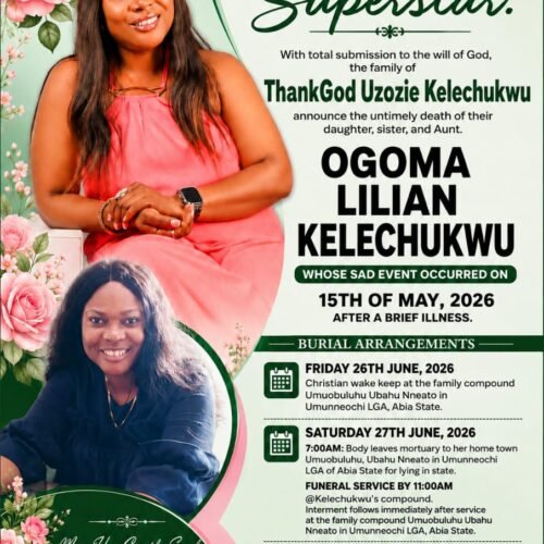Dr. Osita Offor “De Ultimate Commander” Mourns Beloved Cousin Sister, Pays Emotional Tribute Ahead Of Burial