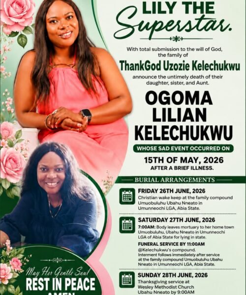 Dr. Osita Offor “De Ultimate Commander” Mourns Beloved Cousin Sister, Pays Emotional Tribute Ahead Of Burial