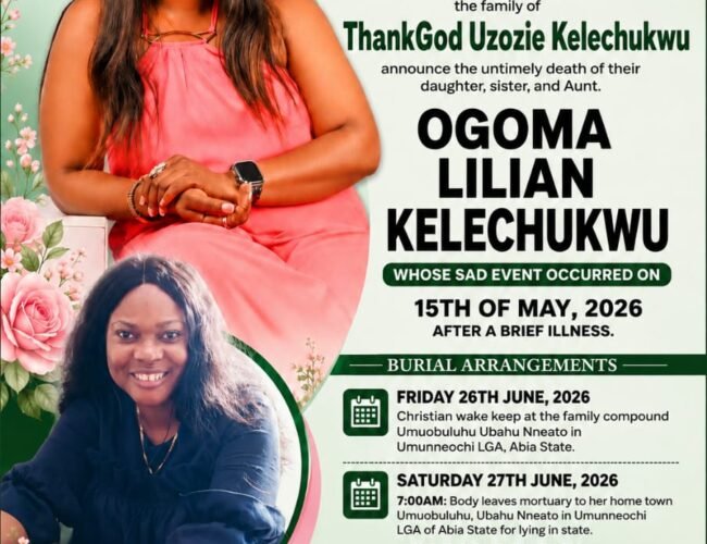 Dr. Osita Offor “De Ultimate Commander” Mourns Beloved Cousin Sister, Pays Emotional Tribute Ahead Of Burial