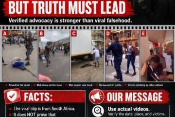 South Africa, Viral Falsehoods And Nigeria’s Duty To Respond With Facts, Memory And Firm Diplomacy- By Pastor Prof. Chukwuemeka Ifegwu Eke