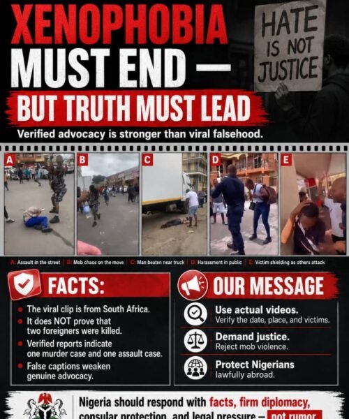 South Africa, Viral Falsehoods And Nigeria’s Duty To Respond With Facts, Memory And Firm Diplomacy- By Pastor Prof. Chukwuemeka Ifegwu Eke