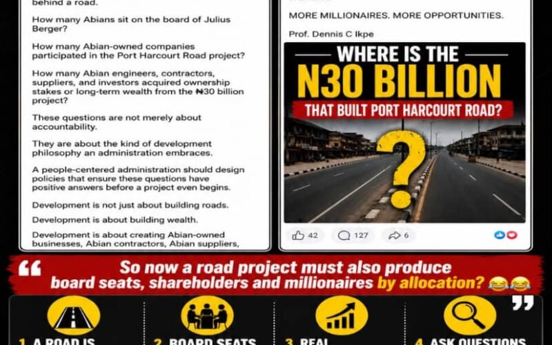 Road Contract Or Share Allocation? Haba Prof! Public Procurement Is Not A Family Share-Out – By Pastor Prof. Chukwuemeka Ifegwu Eke