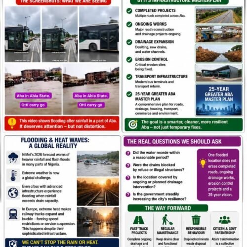 Aba Flooding: Putting The Video In Proper Perspective – By Pastor Prof Chukwuemeka Ifegwu Eke