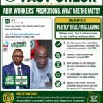 Fact-Check: Let Us Discuss Abia Workers’ Promotions With Facts – By Pastor Prof Chukwuemeka Ifegwu Eke