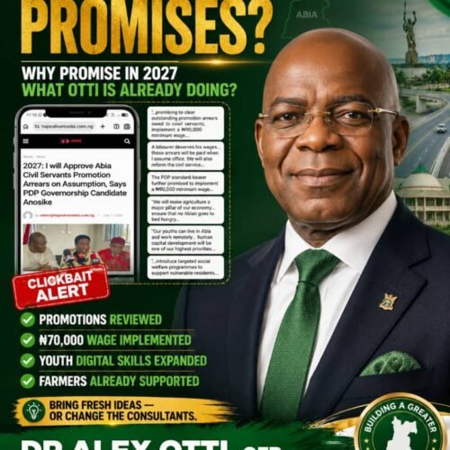 Anosike’s Campaign Speech: Old Promises Dressed Up As A New Agenda – By Pastor Prof Chukwuemeka Ifegwu Eke