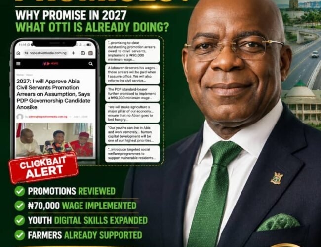 Anosike’s Campaign Speech: Old Promises Dressed Up As A New Agenda – By Pastor Prof Chukwuemeka Ifegwu Eke