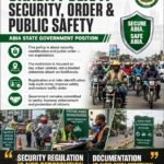 Okada Policy: Security, Order And Public Safety – By Pastor Prof Chukwuemeka Ifegwu Eke