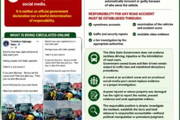 One Social-Media Comment Is Not The Position Of The Abia State Government- By Pastor Prof Chukwuemeka Ifegwu Eke
