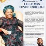 Ikenna Ukwa Celebrates Chief Mrs Eunice Uzor Kalu On Her Birthday Anniversary