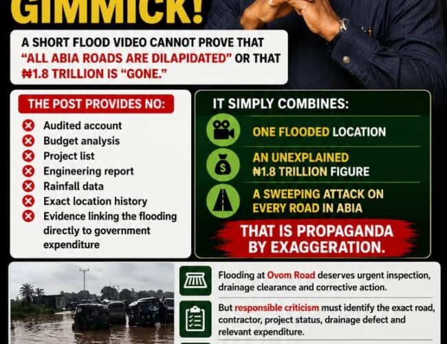 This Is Not Accountability, It Is A Political Gimmick- By Pastor Prof Chukwuemeka Ifegwu Eke