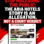 Stop Misleading The Public: The Abia Hotels Story Is An Allegation, Not Court Verdict – By Pastor Prof Chukwuemeka Ifegwu Eke