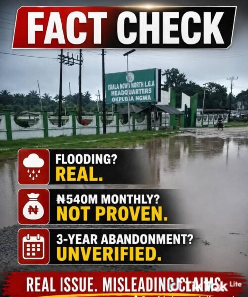 A Flooded Spot Is Not A Licence To Flood The Public With Falsehood- By Pastor Prof Chukwuemeka Ifegwu Eke