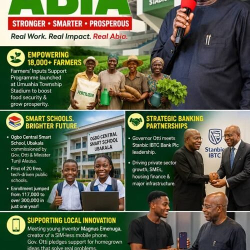 For A New Abia: Real Work, Real Impact, Real Progress – By Pastor Prof Chukwuemeka Ifegwu Eke