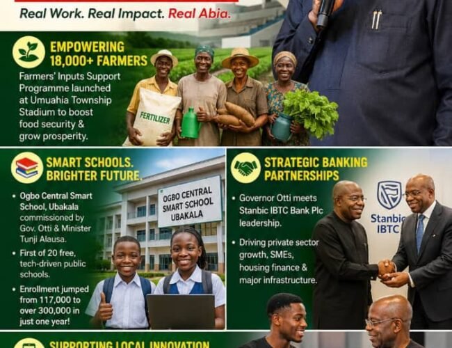 For A New Abia: Real Work, Real Impact, Real Progress – By Pastor Prof Chukwuemeka Ifegwu Eke