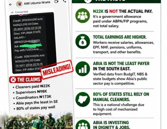 N22,092 Screenshot: A Bank Alert Is Not A Payroll- By Pastor Prof Chukwuemeka Ifegwu Eke