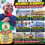 When Mischief Becomes Blindness: A Short Lecture On Governor Alex Otti’s Good Works – By Pastor Prof. Chukwuemeka Ifegwu Eke