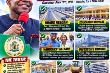 When Mischief Becomes Blindness: A Short Lecture On Governor Alex Otti’s Good Works – By Pastor Prof. Chukwuemeka Ifegwu Eke