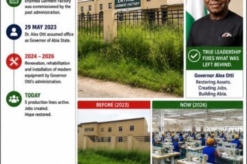 Enyimba Garment Factory: When Propaganda Wears Factory Overall – By Pastor Prof. Chukwuemeka Ifegwu Eke