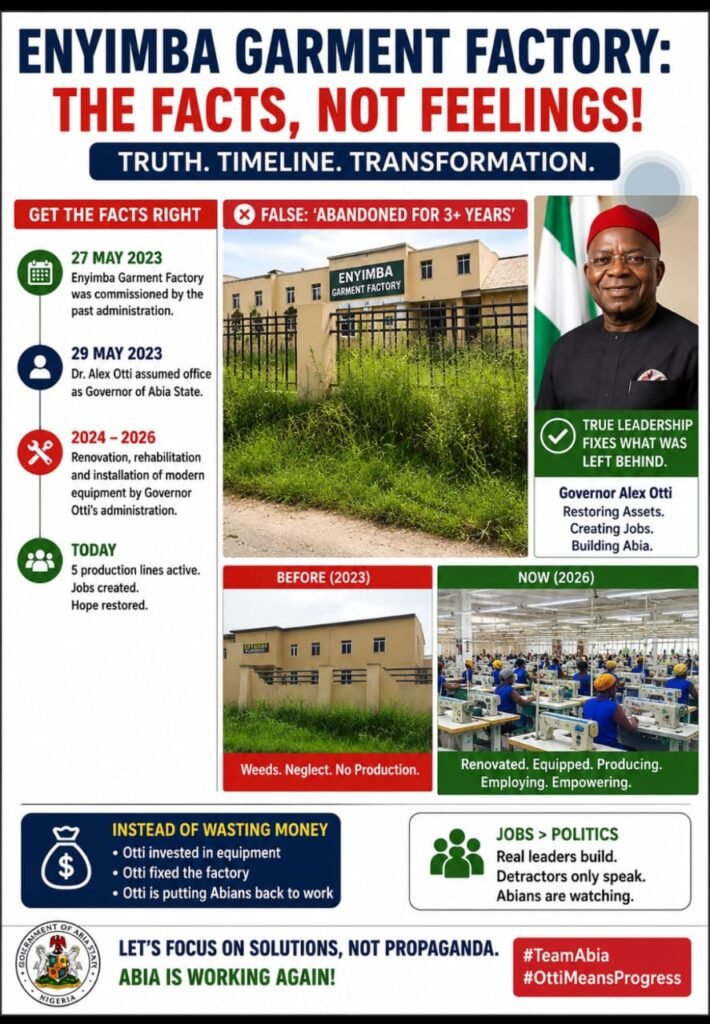 Enyimba Garment Factory: When Propaganda Wears Factory Overall - By Pastor Prof. Chukwuemeka Ifegwu Eke 2 IMG 20260719 WA00771