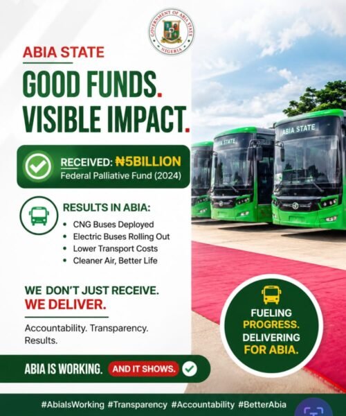 Abia: Where Public Funds Are Becoming Visible Public Value – By Pastor Prof. Chukwuemeka Ifegwu Eke
