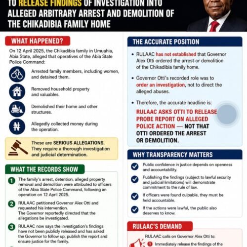The Chikadibia Case: Distinguishing Facts From Political Propaganda – By Pastor Prof. Chukwuemeka Ifegwu Eke