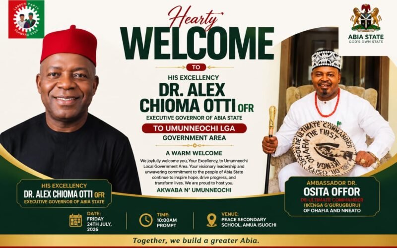 Dr. Osita Offor Rallies Umunneochi For Governor Otti’s Homecoming, Urges Massive  Grassroots Support Ahead Of 2027