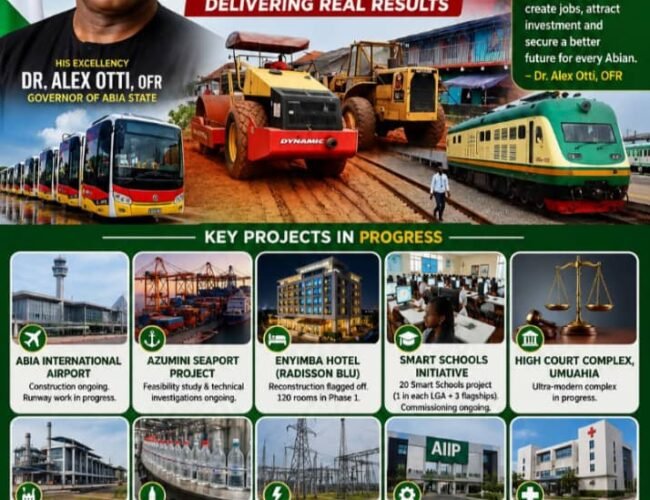 When Questions Become False Conclusions: The Truth About Otti’s Projects, Jobs And Abia’s Development Journey- By Pastor Prof Chukwuemeka Ifegwu Eke