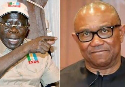 2027: Peter Obi Is A Trader, Can’t Be President – Oshiomole