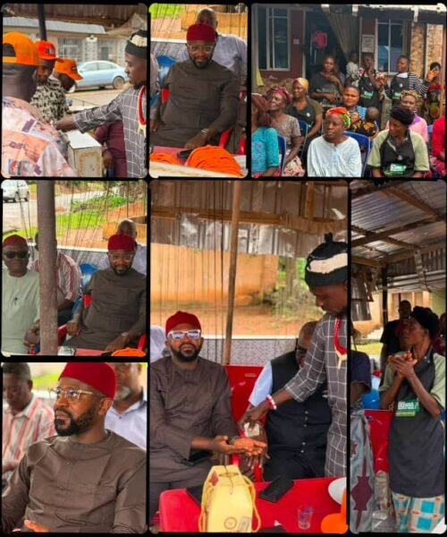 Jubilation As Uburu Ihechiowa Community Honours, Bestows Royal Blessings On Ikenna Ukwa For Attracting Solar Street Lights