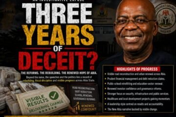 THREE YEARS OF DECEIT? – By Pastor Prof Chukwuemeka Ifegwu Eke