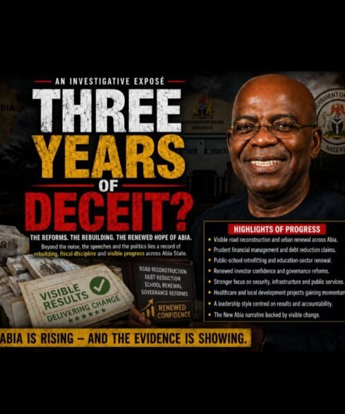 THREE YEARS OF DECEIT? – By Pastor Prof Chukwuemeka Ifegwu Eke
