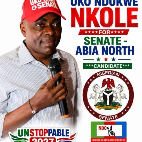 FORM EC9 CONFIRMATION: NDC Abia North Senatorial Candidate Rt. Hon. Uko Nkole Appreciate Supporters For Their Confidence, Steadfastness And Belief In The Journey So Far